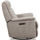  Flexsteel Sophisticated Oat Swivel Glider Fabric Recliner Q2424-53P3-41082 IMAGE 4