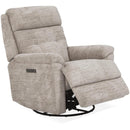  Flexsteel Sophisticated Oat Swivel Glider Fabric Recliner Q2424-53P3-41082 IMAGE 8