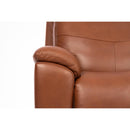  Flexsteel Refined Hickory Power Swivel Glider Leather Recliner Q3421-53P3-73570 IMAGE 8