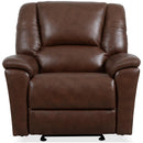  Flexsteel Plush Tavern Power Glider Leather Recliner Q3432-54P3-73770 IMAGE 3