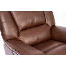  Flexsteel Plush Tavern Power Glider Leather Recliner Q3432-54P3-73770 IMAGE 9