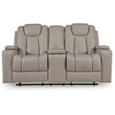  Signature Design by Ashley Elevate Edges PC8330543 Glider Reclining Loveseat with Console IMAGE 4