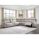  Benchcraft Gravier U13300S5 6 pc Power Reclining Sectional with Storage Console IMAGE 4