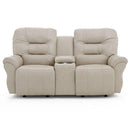  Best Home Furnishings Unity Power Reclining Leather Match Loveseat with Console L735CQ4 71957L IMAGE 2