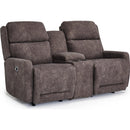  Best Home Furnishings Livvy Power Reclining Fabric Loveseat with Console L970RY7 19206 IMAGE 1