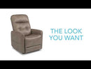  Flexsteel Stewart 1918-55PH Pwr Lift Recliner w/ Pwr Headrest & Lumbar - Amber Brown EXTERNAL_VIDEO 1