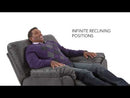  Manufacturer Color_Pewter  -- Tambo Rocker Leather Look Recliner EXTERNAL_VIDEO 1